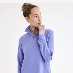 Lightweight long sleeve mock neck tunic